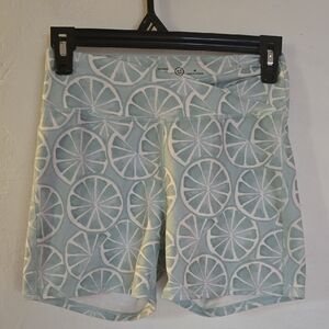 Gilly Hicks Hollister Mint Green Orange Grapefruit Patterned Crosswaist Shorts